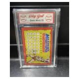 RARE He-Man MOTU Checklist Card Graded 10