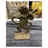 Vintage 1930's Detroit Tigers Cast Iron Door Stop