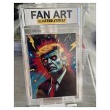 Donald Trump Zombie Slabbed Card