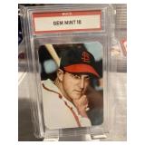 Stan Musial Moaccsin Shoes Ad  Card Graded 10