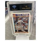 1991 Topps Ken Griffey Jr. All Star Card Graded 10