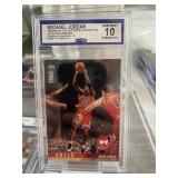 1995-96 UD CC Michael Jordan #114 Graded 10