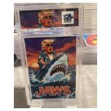 Donald Trump JAWS Slabbed Card