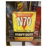 Vintage Niehoff's N70 Brake Fluid Can