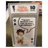 Betty Boop Playing Card #9 Slabbed