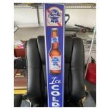 Pabst Blue Ribbon Beer PBR Vertical Metal Sign
