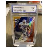 2021 Emmitt Smith #32 Fire Burst Card Graded 10