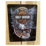 Harley Davidson Eagle Metal Sign