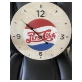 Pepsi Cola Metal Clock Sign-Working