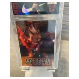 Michael Jordan NEON 23 Slabbed Card