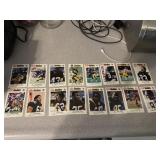1980's Pittsburgh Steelers Giant Eagle Card Lot