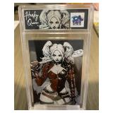 Harley Quinn Downtown with Bat Slabbed Card