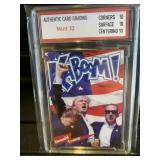 Donald Trump Assassination KABOOM Card Graded 10