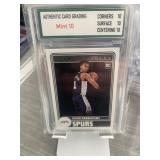 Victor Wennbanyama Hoops Rookie Card Graded 10