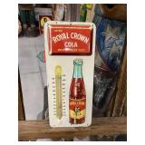 Vintage RC Royal Crown Cola Metal Thermometer