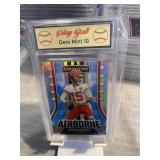 Patrick Mahomes Airborne Card Graded 10