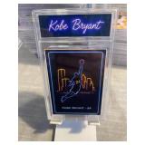 Kobe Bryant NEON CITY Slabbed Card