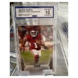 2020 Jalen Hurts Leaf Rookie Card Graded 10