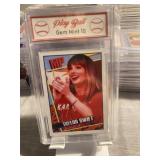 Taylor Swift KC Chiefs Card Graded 10