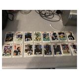 1980's Pittsburgh Steelers Giant Eagle Card Lot