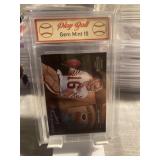 2010 Joe Montana Legendary Contend Card Graded 10