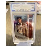 Star Wars Topps Finest Finn Card Graded 10