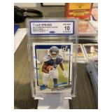 2023 Donruss Tyjae Spears Rookie Card Graded 10