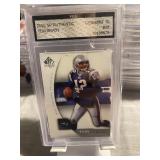 2005 Tom Brady SP Authentic Card Graded 10