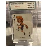 RARE! Larry Bird Japanese Playing Card Graded 10