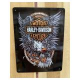 Harley Davidson Eagle Metal Sign