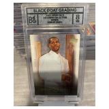 2003 UD Exclusive Lebron James Rookie Card Grade 8
