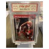 Michael Jordan Bulls Rated Rookie Card Graded 10