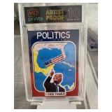 Donald Trump Gulf of Merica Card Graded 10
