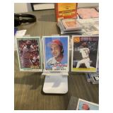 Cincinnati Reds Three Sleeve Cards Bench Rose Grif