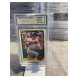 1983 Donruss Wade Boggs Rookie Card Graded 10