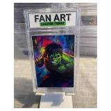 Incredible Hulk Limited Edition Slabbed Art Card-P