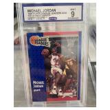 1991 Fleer Michael Jordan #220 Card Graded 9
