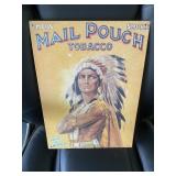 Mail Pouch Tobacco Metal Indian Sign