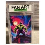 Incredible HULK Art Card Slabbed-Building