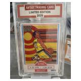 Kobe Bryant Death Tribute Slabbed Card