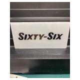 Vintage Phillips Sixty-Six Glass Plate Pump Insert