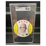 1976 Pete Rose Orbaker's Discs Graded SGC 9.5