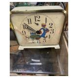 Vintage 1937 Rare Little Black Popeye Alarm Clock