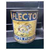RARE Flecto Auto Finish Can FULL Chevron Blue