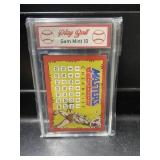 RARE He-Man MOTU Checklist Card Graded 10