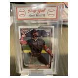 Elly De La Cruz Bowman Rookie Card Graded 10