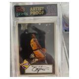 Kobe Bryant 52 Topps Style Card Graded 10