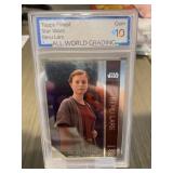 Star Wars Topps Finest Aunt Beru Card Graded 10