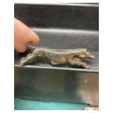 RARE 1800's Cast Iron Greyhound Pocket Knife