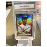 Hank Aaron Topps Gallery Card Graded 10